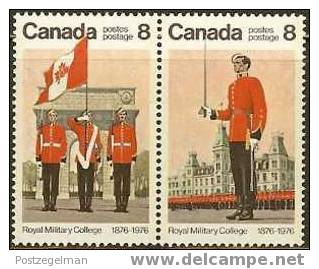 CANADA 1976 MNH Stamp(s) Royal Military School 628-629 # 5654 - Unused Stamps