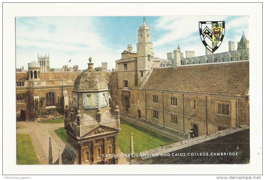 Cp, Angleterre, Cambridge, Caius Court, Gonville And Caius College - Cambridge