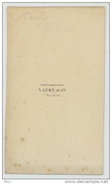 CDV 1860-70 Vaury Et Cie. Acteur Ou Actrice? - Oud (voor 1900)