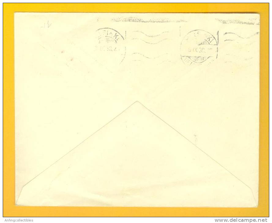 Finland: Lot #6  Old Cover 1938 - Fine Cache And Postmark - Lettres & Documents