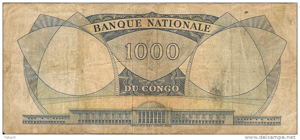 Congo 1000F 1964 - Non Classés