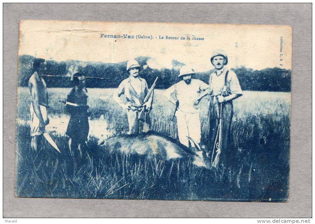 32865      Gabon   -       Fernan-Yaz    -  La  Retour  De La  Chasse,  VGSB  1931 - Gabon