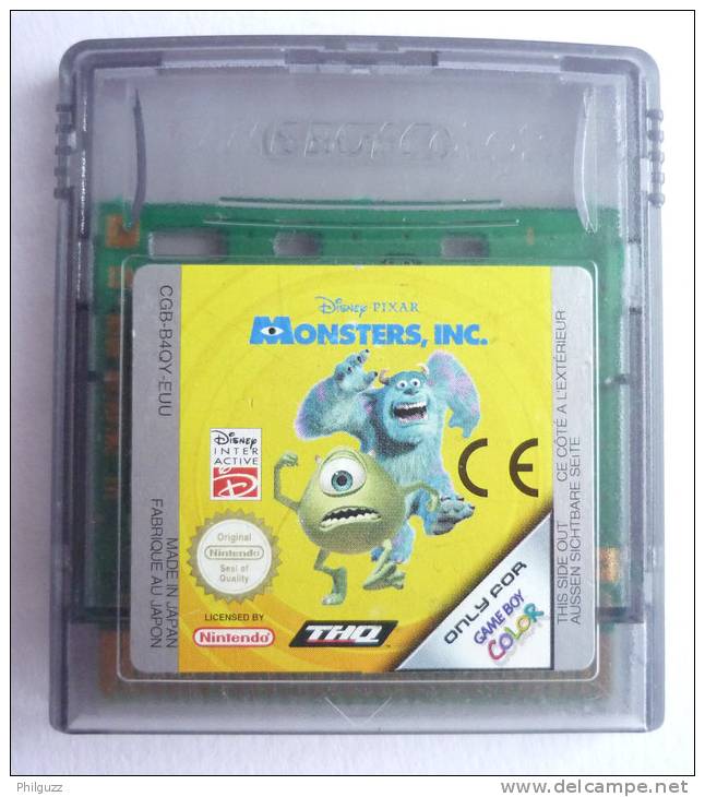 JEU NINTENDO GAME BOY COLOR - MONSTERS INC (2) - Game Boy Color