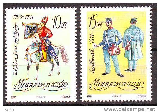 HUNGARY - 1992. Post Office Uniforms - MNH - Neufs