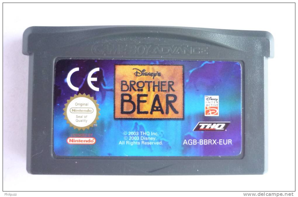 JEU NINTENDO GAME BOY  ADVANCE -  BROTHER BEAR - Game Boy Advance