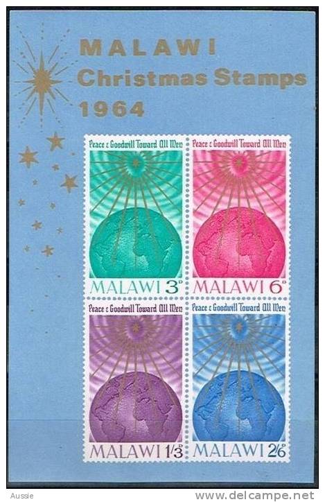 Malawi 1964 Yvertn° Bloc 1 *** MNH  Cote 35 FF Noel Kerstmis Christmas - Malawi (1964-...)