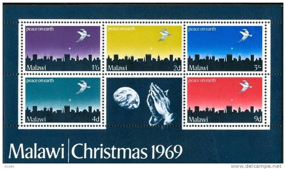 Malawi 1969 Yvertn° Bloc 16 *** MNH  Cote 30 FF Noel Kerstmis Christmas - Malawi (1964-...)