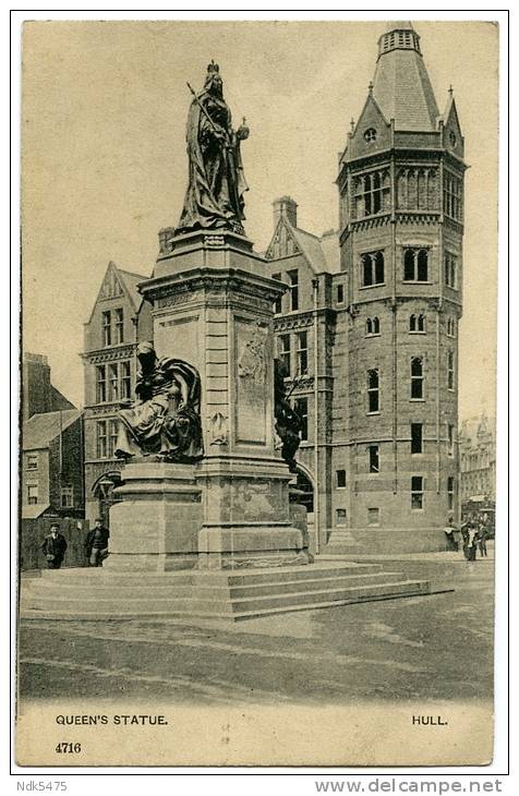 HULL : QUEEN'S STATUE - Hull