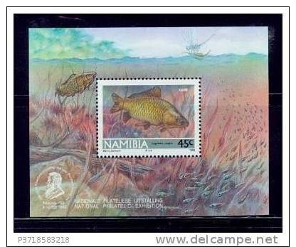 Namibia/ 1992 Rarely  Fishes S/s+fdc /very Nice - Pesci