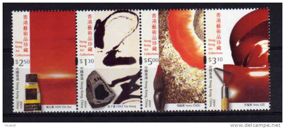 Hong Kong - 2002 - Modern Art - MNH - Nuovi