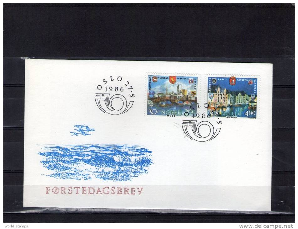 NORVEGE 1986 - FDC