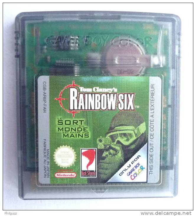 JEU NINTENDO GAME BOY COLOR - TOM CLANCY'S RAINBOW SIX - Game Boy Color