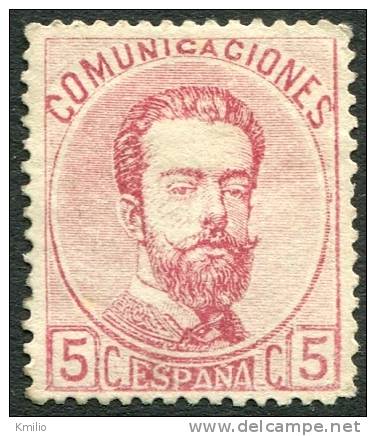 Edifil 118(*) 5 Centimos Rosa De 1872 En Nuevo - Unused Stamps