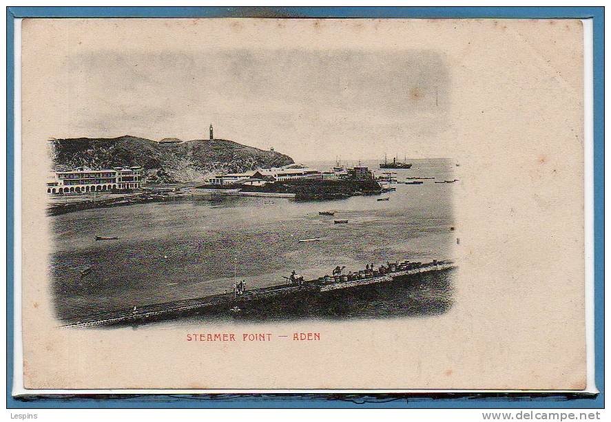 YEMEN --  Aden - Steamer Foint - Jemen