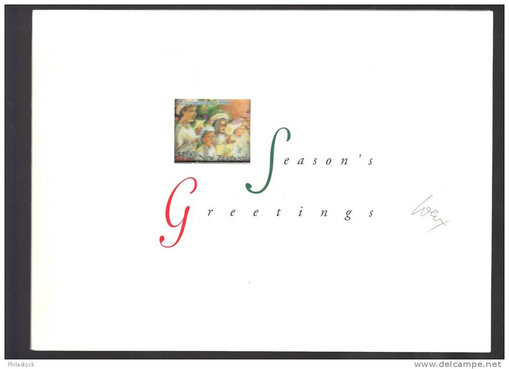 Nouvelle Zélande BF 1994  Encart Des Postes - Lettres & Documents