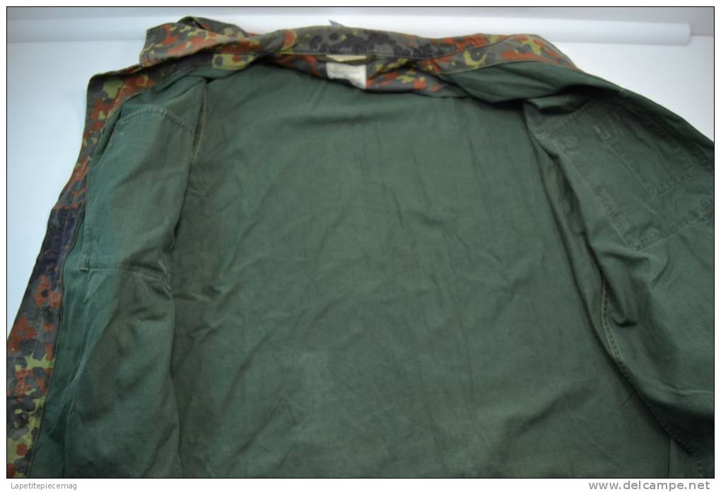 Veste L Large (175-185 GR11) Camouflage Allemand FLECKTARN (camo) Idéal Chasse, Airsoft / Paintball. - Uniformen