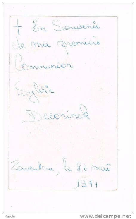 Première Communion  Sylvie DECONINCK 1974  Zaventem - Kommunion Und Konfirmazion