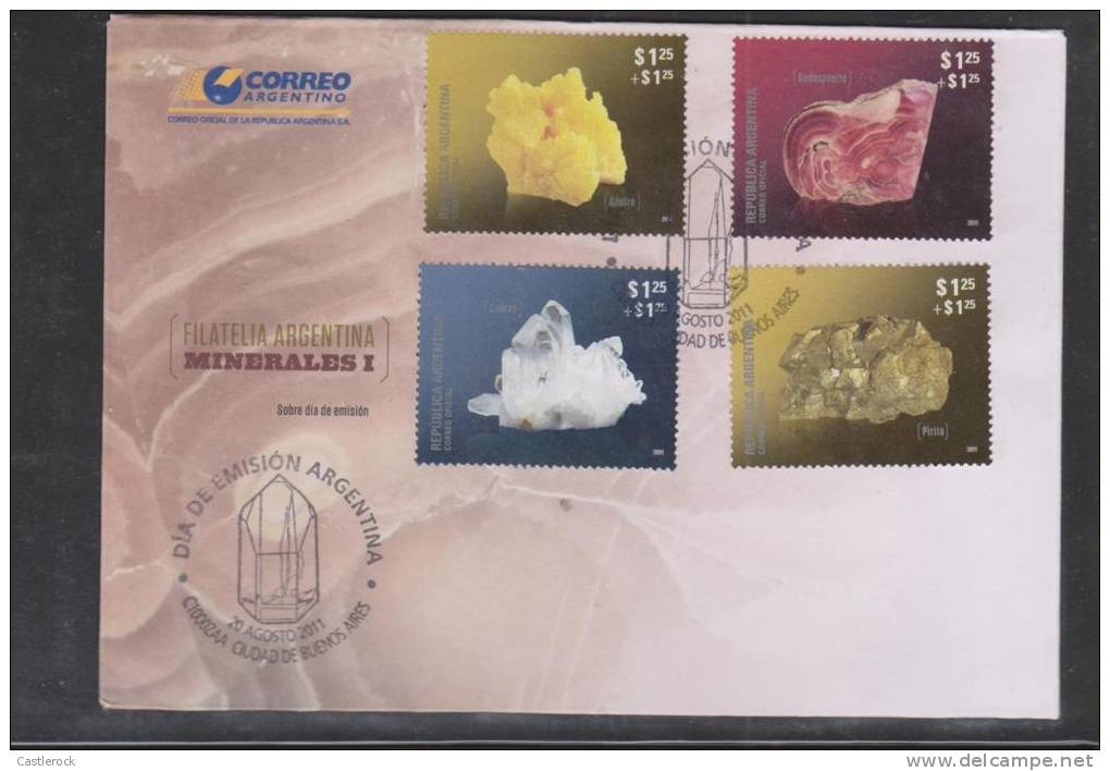 R)FDC ARGENTINA 2011MINERAL SET. - FDC