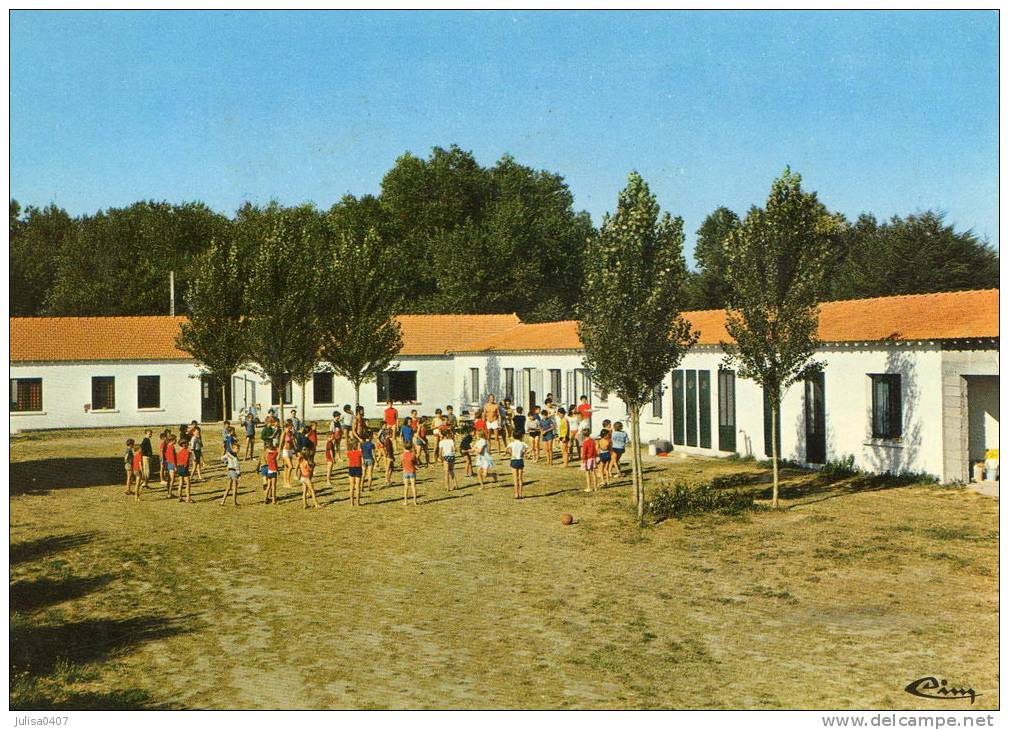 NOIRMOUTIER (85) Barbatre CPSM Colonie Des écoles Publiques De St Aignan Sur Cher - Noirmoutier