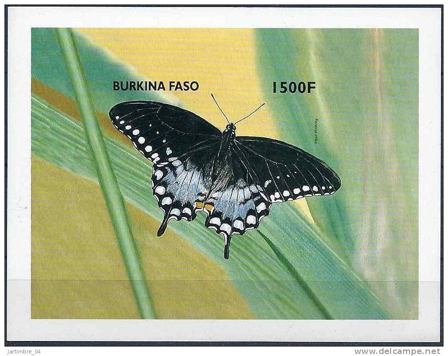 1998 BURKINA FASO   BF 70** Papillon, Non Dentelé - Burkina Faso (1984-...)