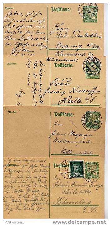 DR P204I  8 Postkarten Orte Chemnitz Bis Ellrich 1925-28  Kat. 12,00 € - Cartes Postales