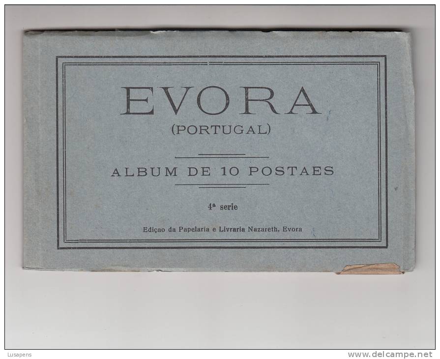 PORTUGAL - ÉVORA [0284-5-6-7]  - 4 CARNET'S DE ÉVORA 40 POSTAIS  - MUITO BOM - Evora