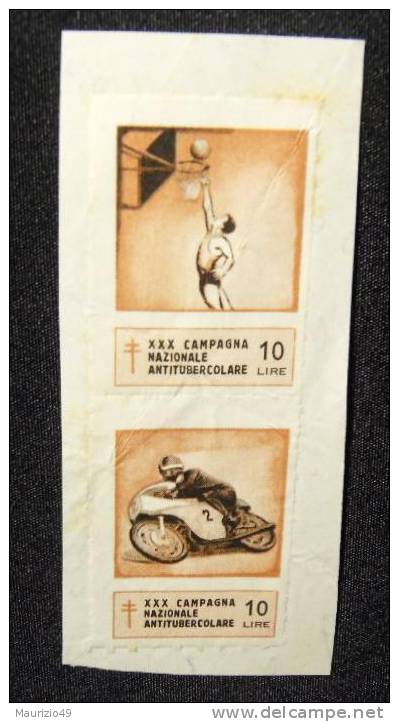 1967 ERINNOFILIA - XXX CAMPAGNA NAZIONALE ANTITUBERCOLARE 2 X 10 LIRE - Revenue Stamps