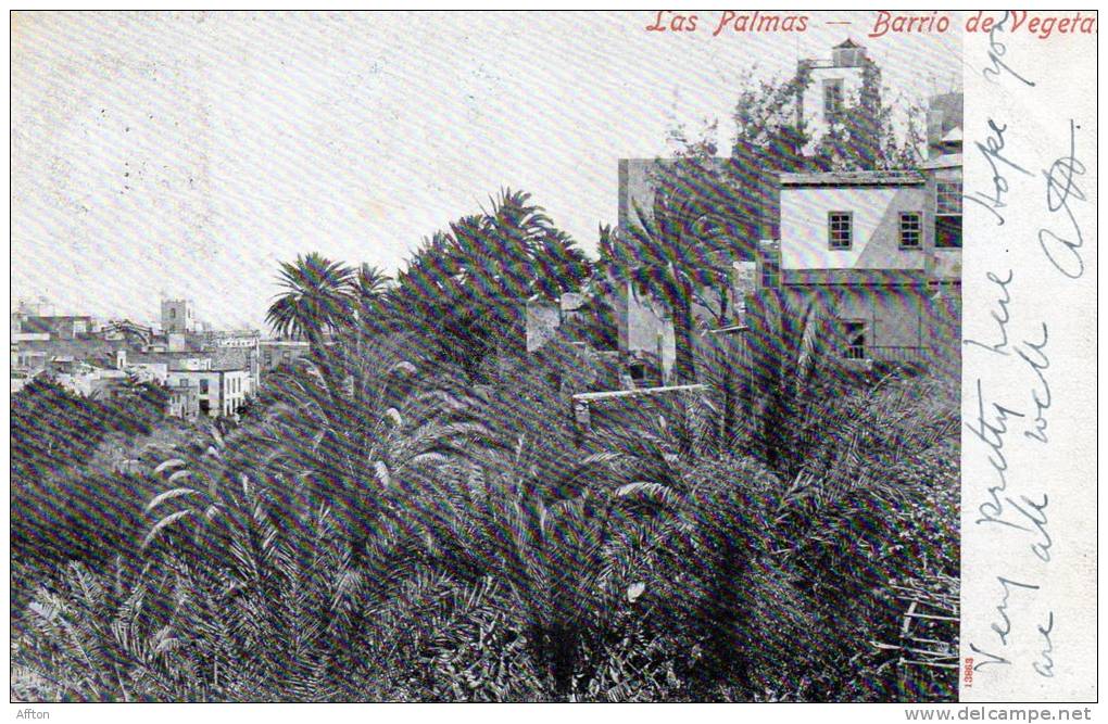 Las Palmas Barrio De Vegeta 1900 Postcard - La Palma