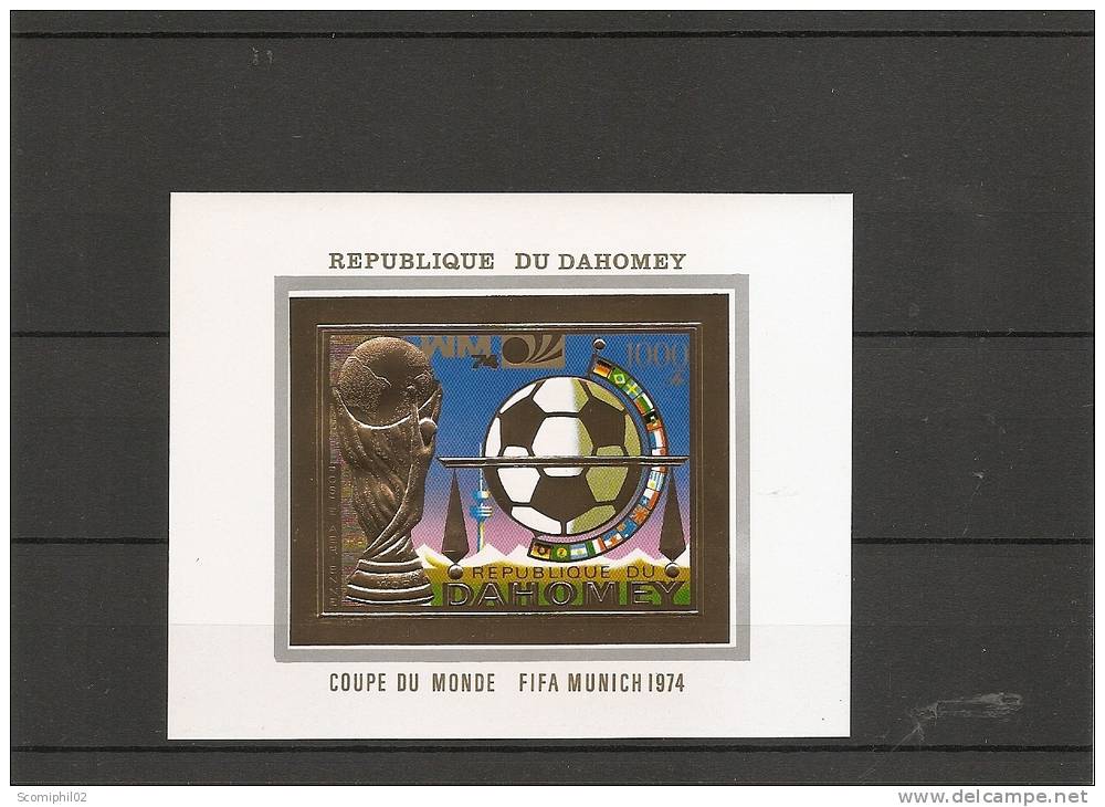 Coupe Du Monde -1974 ( BF 22Cnon Dentelé Xxx-MNH- Du Dahomey) - 1974 – Germania Ovest
