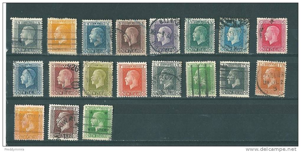 N. Zélande: Lot Entre 148 Et 168 */oblit - Collections, Lots & Series