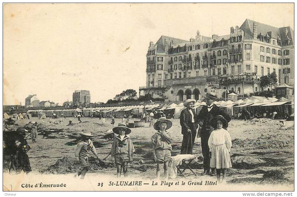 SAINT LUNAIRE LA PLAGE ET LE GRAND HOTEL - Saint-Lunaire