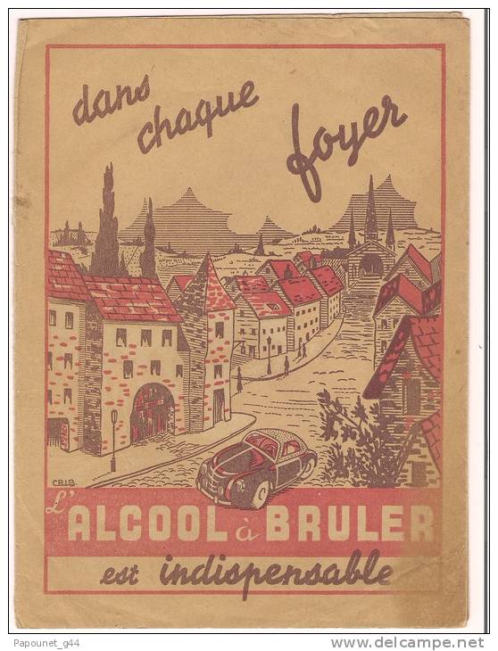 Protège - Cahier :  L' Alcool à Bruler Est Indispensable - Book Covers