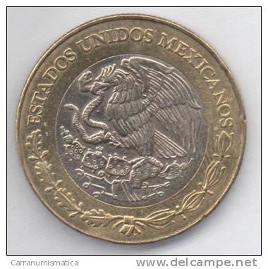 MESSICO 10 PESOS 1997 BIMETALLICA - Mexiko