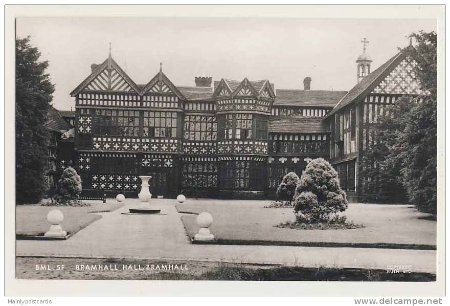 Bramhall Hall, Bramhall - RPPC - Altri & Non Classificati