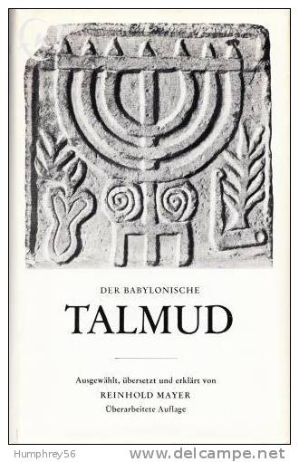1979 - Reinhold MAYER - Der Babylonische Talmud (The Babylonian Talmud) - Judaïsme