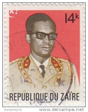1972 - ZAÏRE - Y&T 818 [Général Joseph-Désiré Mobutu] - Gebruikt