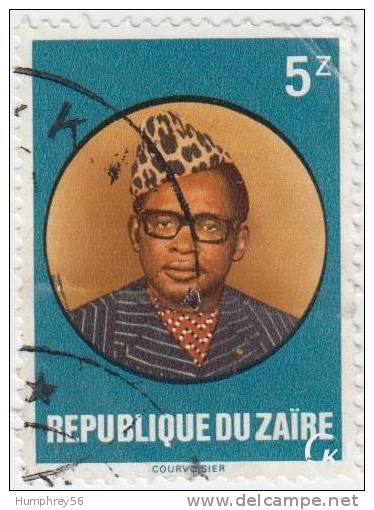 1982 - ZAÏRE - Y&T 1090 [Joseph-Désiré Mobutu] - Used Stamps