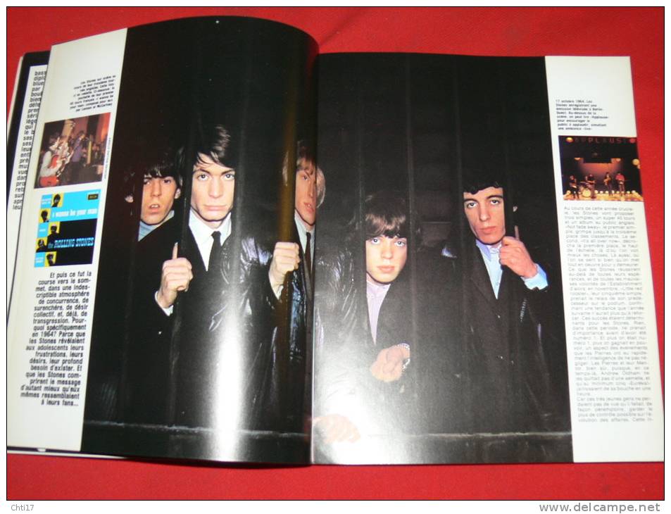 ROLLING STONES  BIOGRAPHIE DEPUIS 1963 AVEC  400 PHOTOS ET DISCOGRAPHIE EDIT ALBIN MICHEL ROCK&FOLK EN 1978