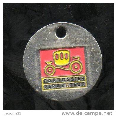 JETON CADDIE AUTO CARROSIER REPARATEUR CARROS 33 LA BREDE - Trolley Token/Shopping Trolley Chip