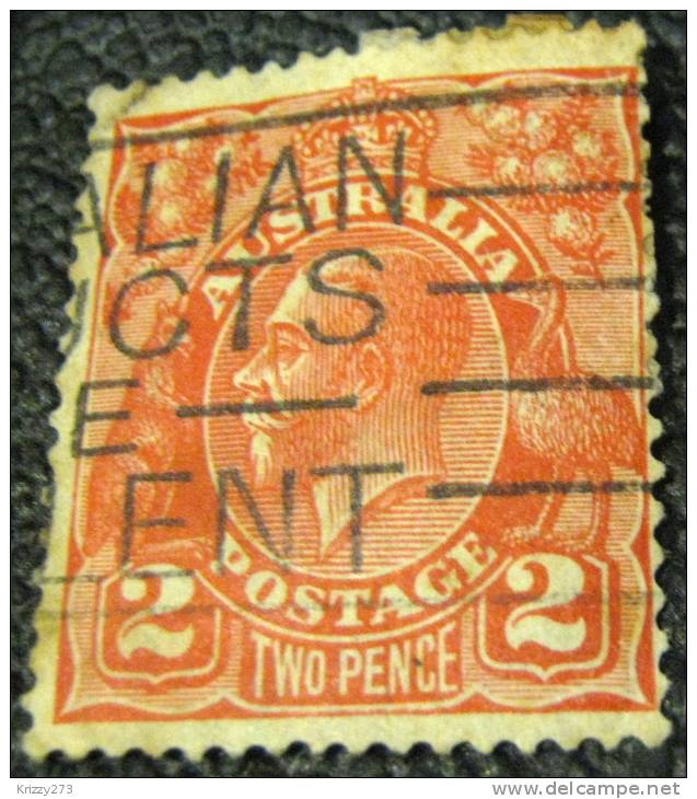 Australia 1914 King George V 2d - Used - Oblitérés