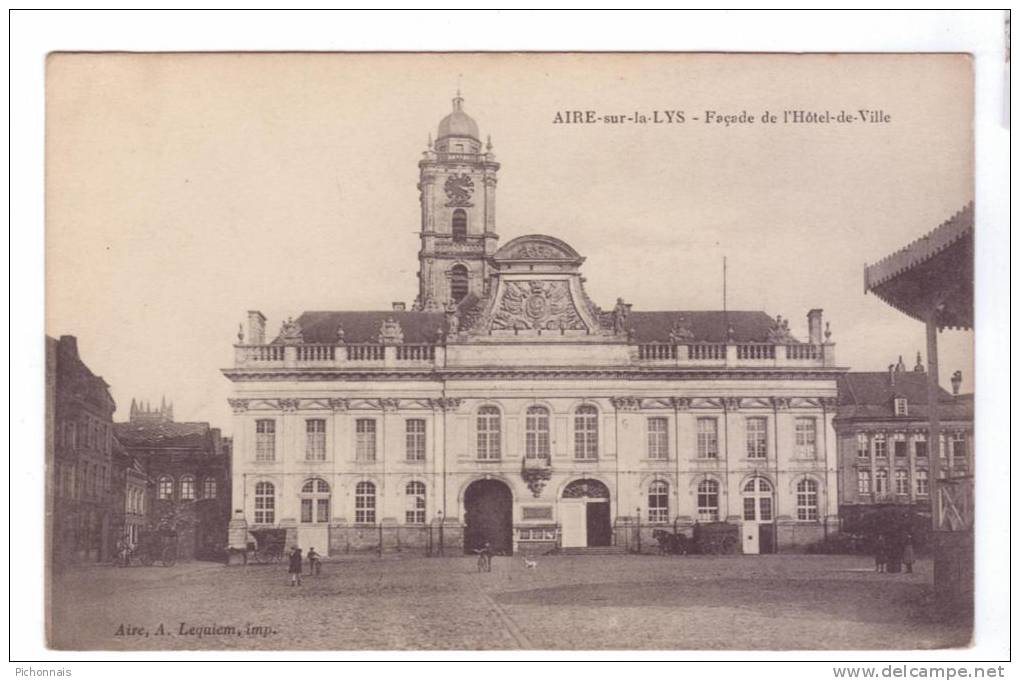 62 AIRE SUR LA LYS  Facade De L' Hotel De Ville - Aire Sur La Lys