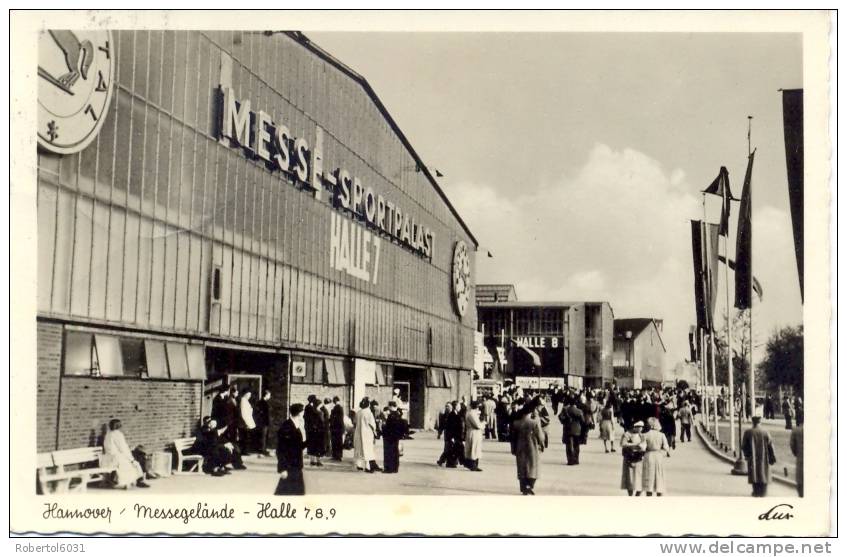 Germany BRD 1952 Hannover Messe Picture Postcard And Special Cancel - Foires