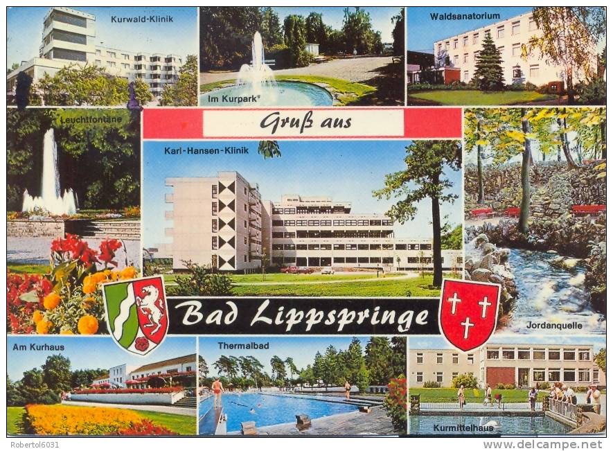 Germany BRD 1980 Bad Lippspringe Machine Cancel Thermal Baths - Termalismo