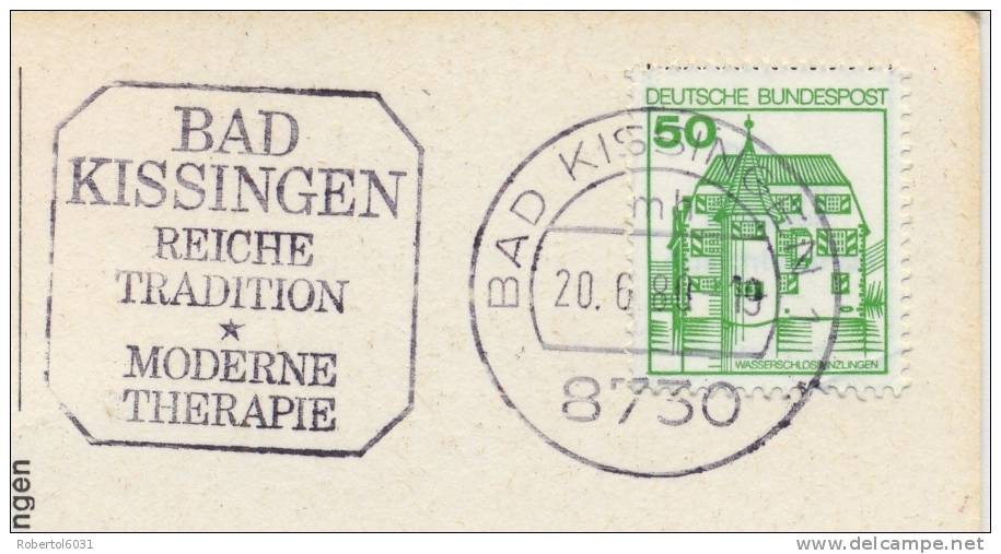 Germany BRD 1980 Bad Kissingen Machine Cancel Thermal Baths - Thermalisme