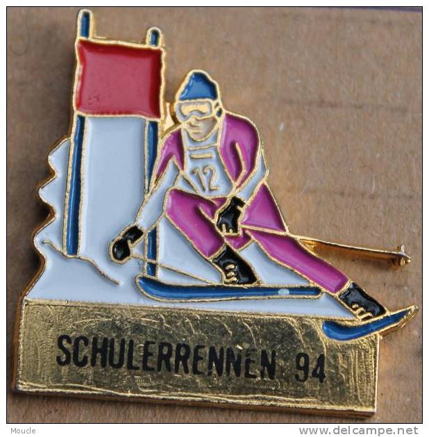 COURSE DE SKI - SCHÜLERRENNEN 1994 - COURSE D'ELEVES - PORTE - DOSSARD - SKIEUR     - 3 - Sports D'hiver