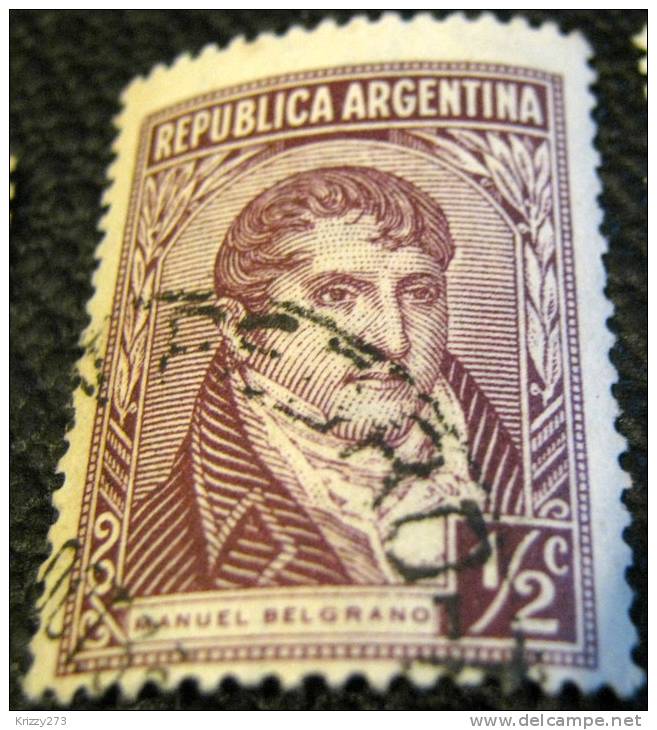 Argentina 1935 Manuel Belgrano 0.5c - Used - Oblitérés