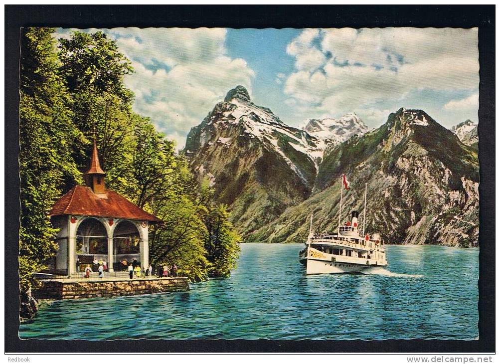 RB 896 - Switzerland Postcard - Urnersee - Tellskapelle Mit Uriotstock - Ferry Boat Ship - Autres & Non Classés