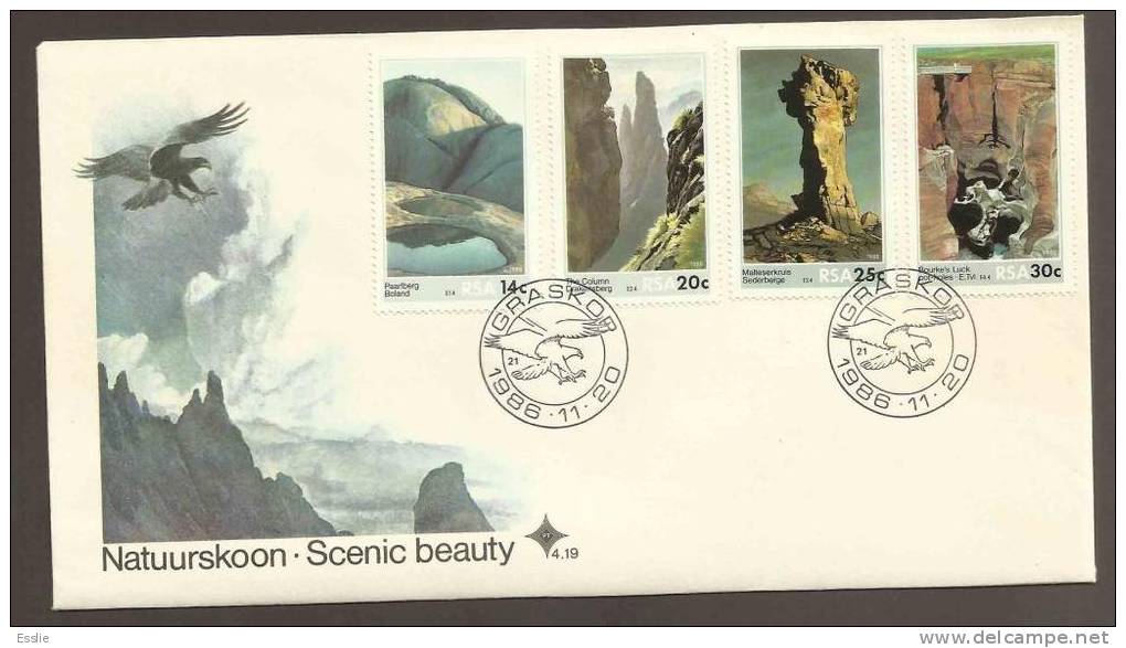 South Africa FDC 4.19 - Scenic Beauty, Rock Formations - FDC