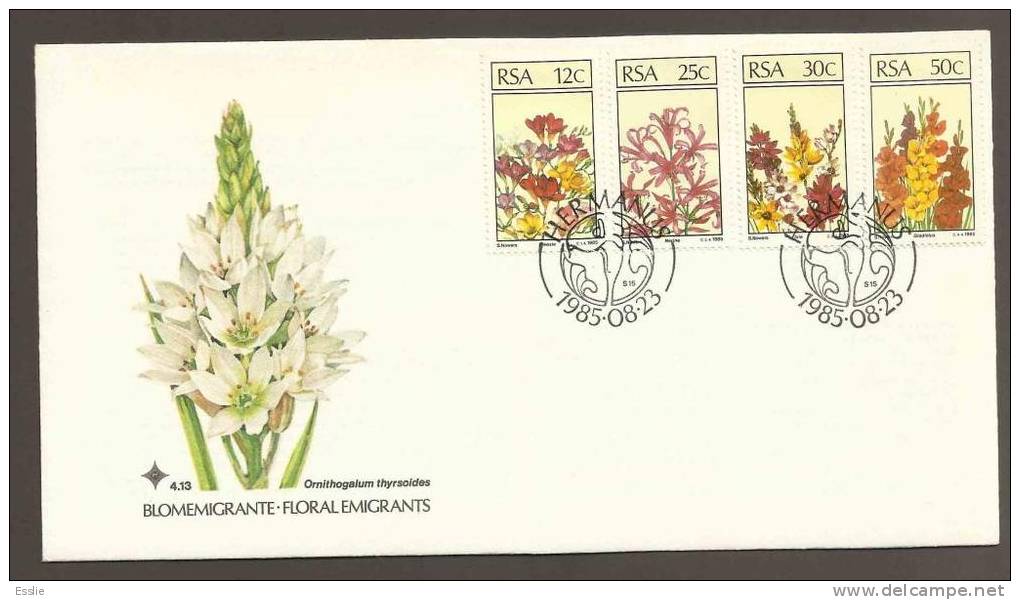 South Africa - 1985 - Floral Emigrants, Indigenous Flowers - FDC 4.13 - FDC