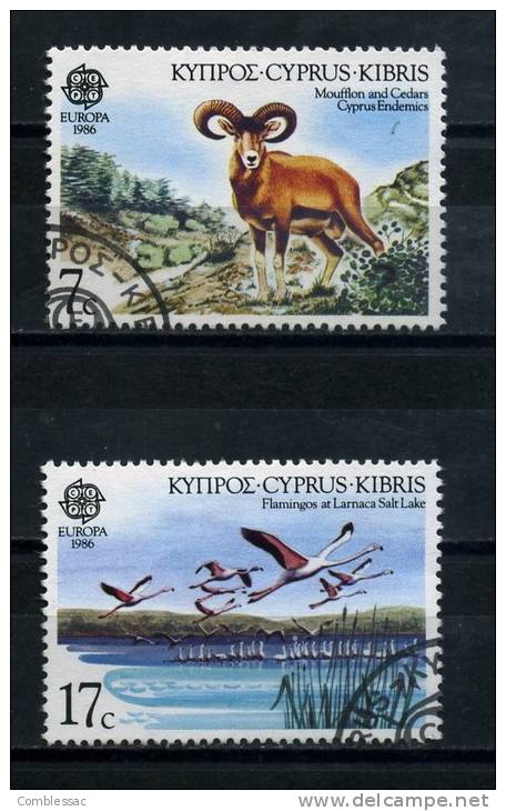 CYPRUS   1986     Europa      Set  Of  2    USED - Used Stamps